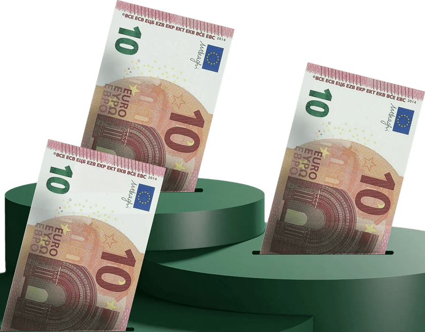 Be pinigų užšaldymo